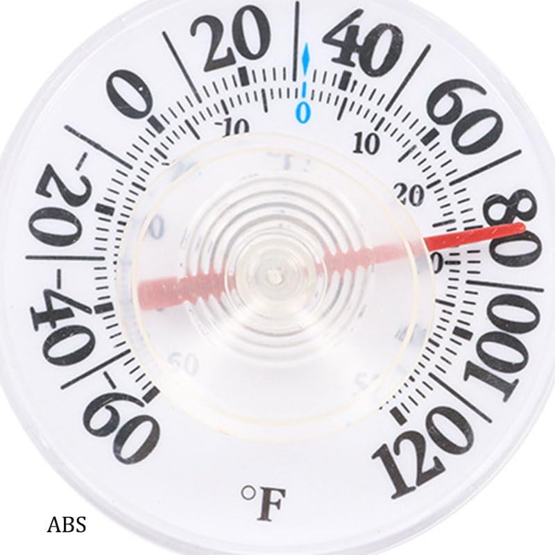 Outdoor Dial Pointer Type Thermometer Measures Temperature Outdoors Attaches to The Wall Outside The Window
