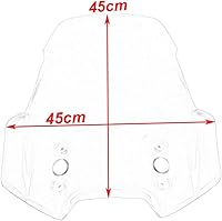 Vista 2 de Deflectores de parabrisas de motocicleta, deflectores de viento, protector de parabrisas compatible con Kawasaki Versys 650 1000 LT 2015-2018