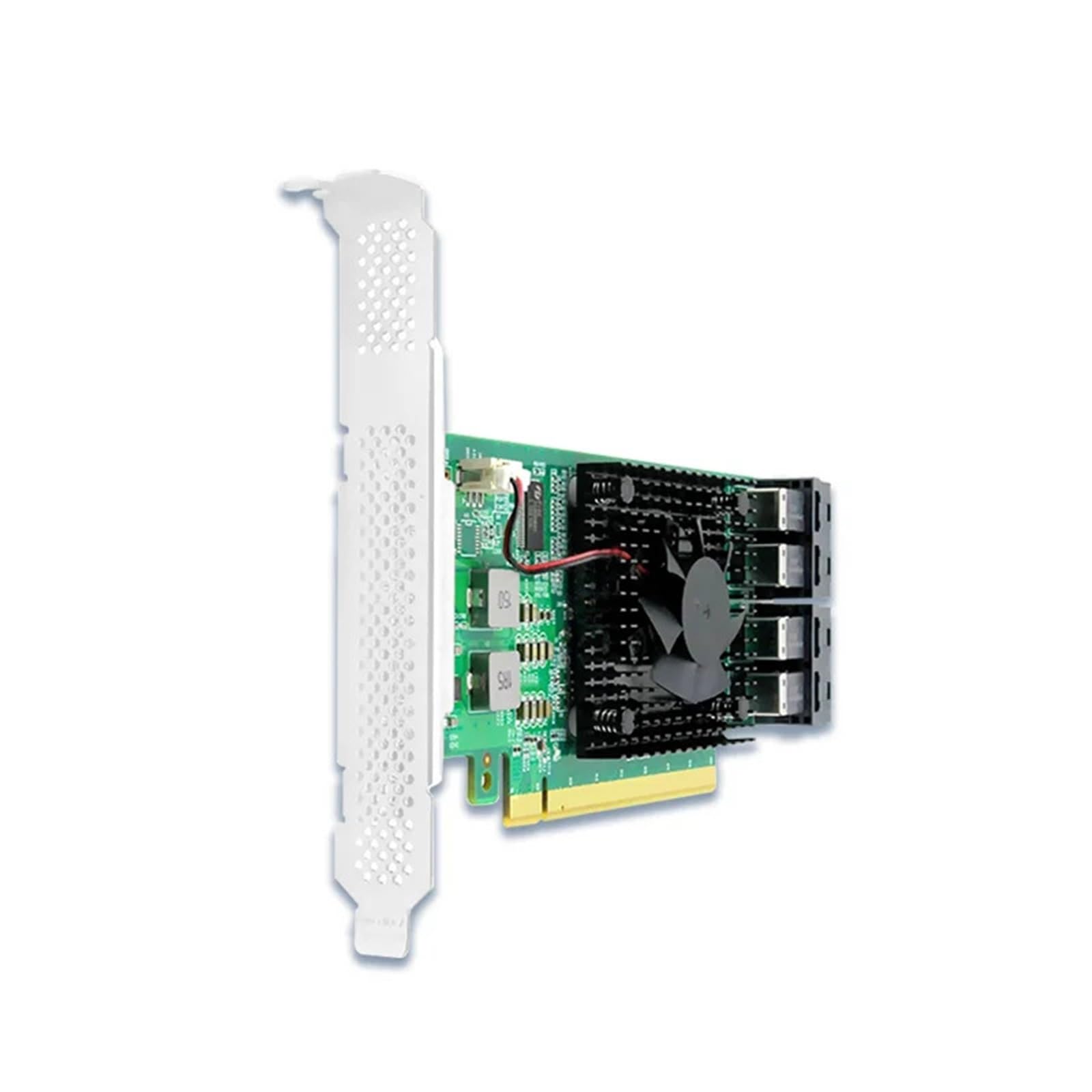 Adattatore switch SSD PCIe3.0 X16 a 4 X U.2 NVMe con controller PLX8747, non richiede la biforcazione della scheda madre