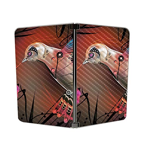 Image of MIGHTY SKINS MightySkins Carbon Fiber Skin for Microsoft Surface Duo - Cyborg Nature | Protective, Durable Textured Carbon Fiber Finish | Easy to Apply | Made in The USA