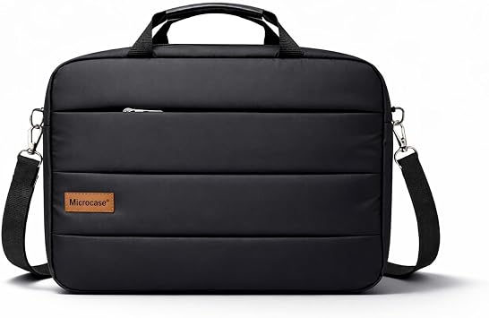 Microcase Su Geçirmez 3 Bölmeli Darbelere Dayanıklı Tablet Notebook Macbook Evrak Çantası 14 inch AL5496