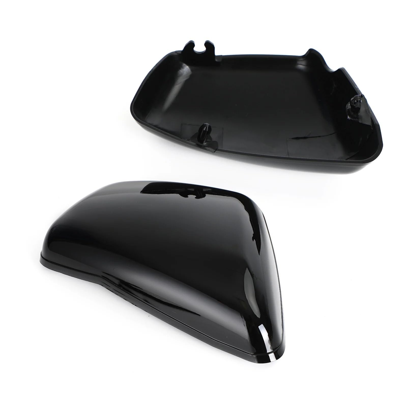 Coperchio Laterale della Batteria Sinistro e Destro Compatibile con Yamaha XV 700 750 1000 1100 Virago dal 1984 in Poi