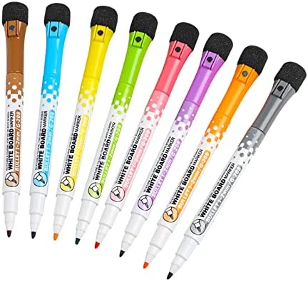Brussel Whiteboard-Marker, Schwarz, Feine Spitze – Magnetisch, Trocken Abwischbar, Für Whiteboards, Kalender & Glas