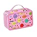 Produktbild OFKPO 72 Slots Federmäppchen Bleistift Beutel,Extra groß Federmappe/Federtasche für Bleistifte,Buntstifte(Rosa)