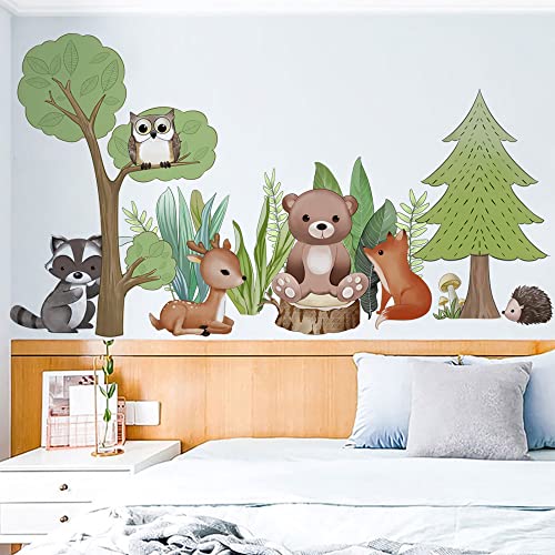 Vinilos Decorativos Animales Bosque Woodland 36x25in