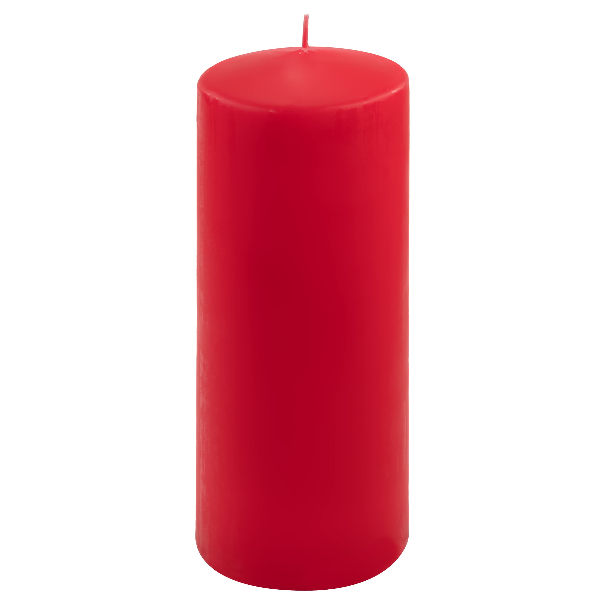 Stumpenkerze rot Höhe 25 cm Ø 10 cm lange Brenndauer Rund-Kerze Säulenkerzen Kerzen-Deko Tafelkerzen Weihnachts-Kerzen Hochzeit Xmas (6)