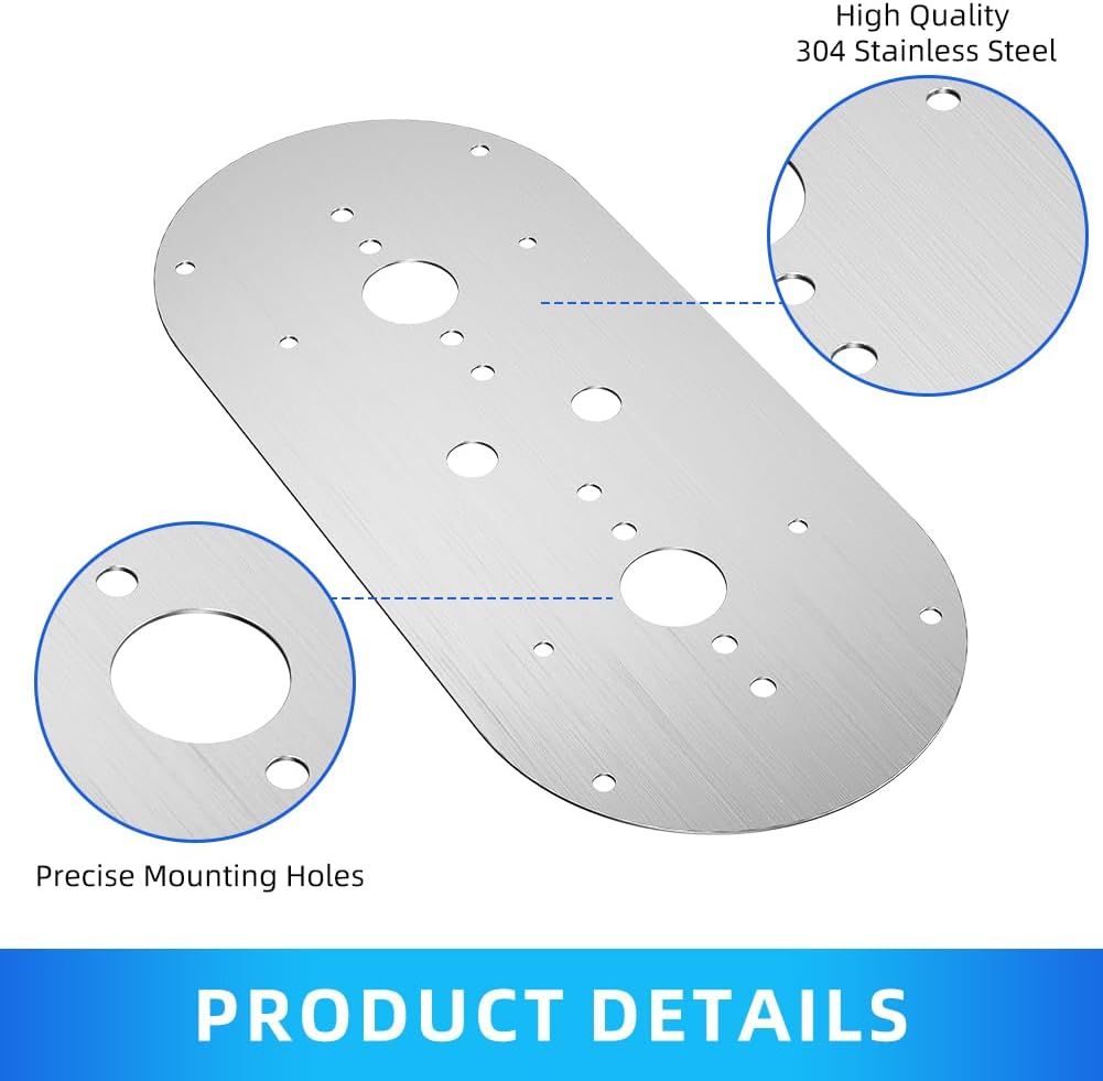 Watermelon Light Mounting Plate Silver Door Watermelon Plate Light Bunk 2PC Above Door Watermelon Plate Light Bunk Peterbilt 359/379/389 W900L
