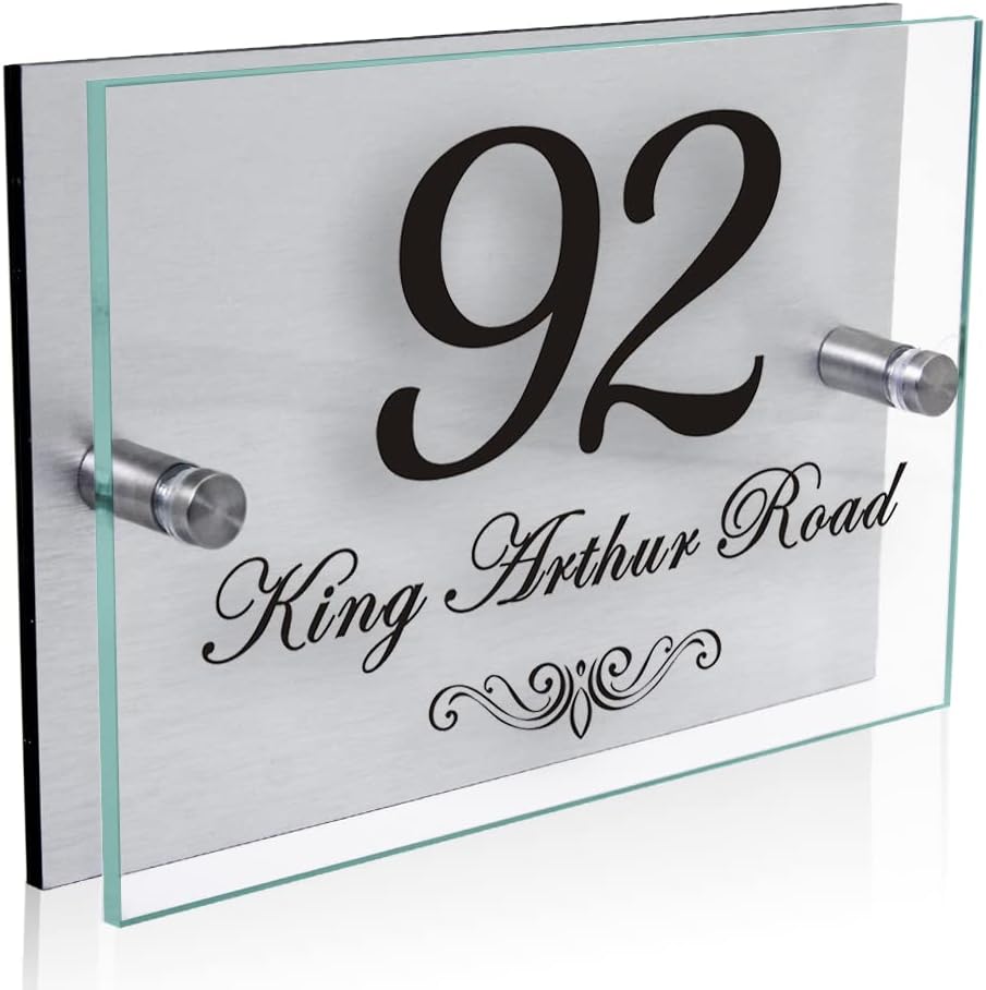 House Numbers Plaques Acrylic Door Number Plaques for Wall Modern House Signs Plaques