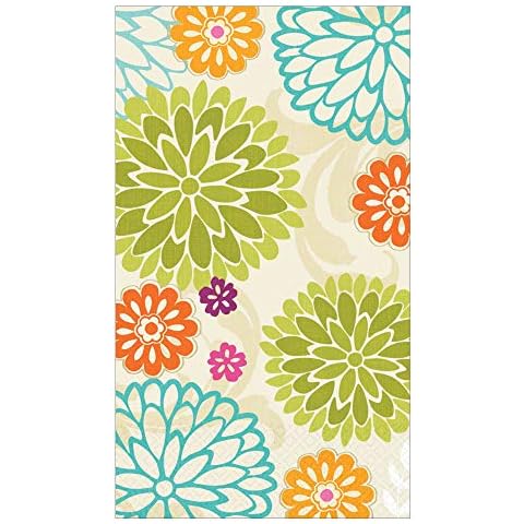Modern Mums Guest Towel Party Napkins - 32 Count | 2 Packs of 16CT | Buffet Dinner, Bathroom Hand Towels Cover