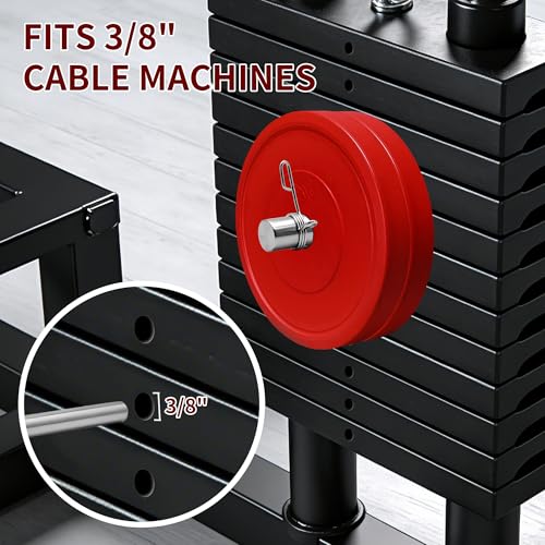 THOUSAND SUNNY Weight Stack Pin Extender, Cable Machine Attachment Magnetic Weight Stack Extender Pin Strength Training for Home Gym by THOUSAND SUNNY - Image 4