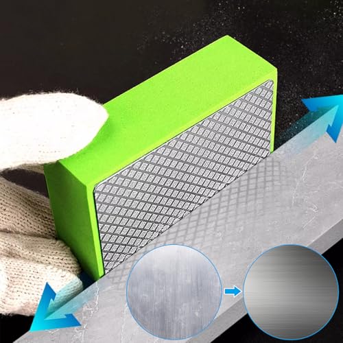 4 Stück Diamant Handpolierpads,Diamant Schleifblock Set für Fliesen,Marmor,Glass und Keramik Trimmen,Schleifen,Polieren,Granit