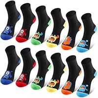 L&K-II 12 pares de Calcetines para niños con bonitos diseños