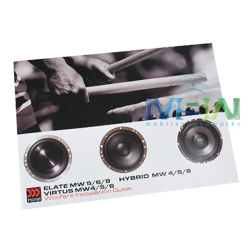 Morel Virtus Mw-6 6-1/2" Virtus Series Mid Woofers #TOP4