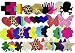 Ypser 43 Pairs Multi Design Nipple Covers Disposable Pasty Satin Pasties for Women