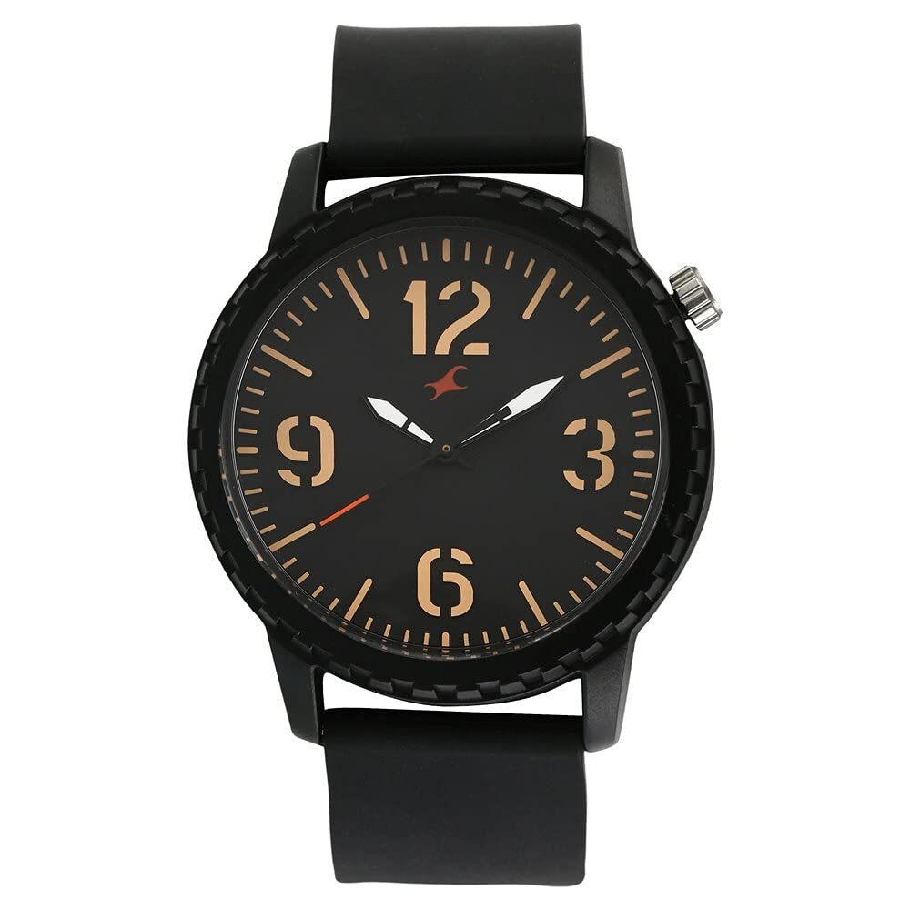 Fastrack Tees Quartz Analog Black Dial Plastic Strap Unisex Watch-38039PP01 (B078V38VHT) Amazon Price History, Amazon Price Tracker