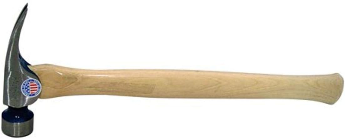 Vaughan 103-00 23-Ounce California Framing Hammer, Milled Face and 17-Inch Wood Handle