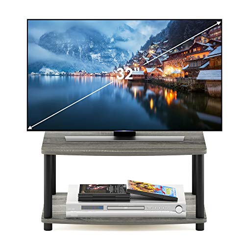 Image of Furinno Turn-N-Tube 2-Tier Printer Table with Storage, Under Desk Printer Stand, Toolless Assembly, for CPU, Work Supplies, Home Office, French Oak