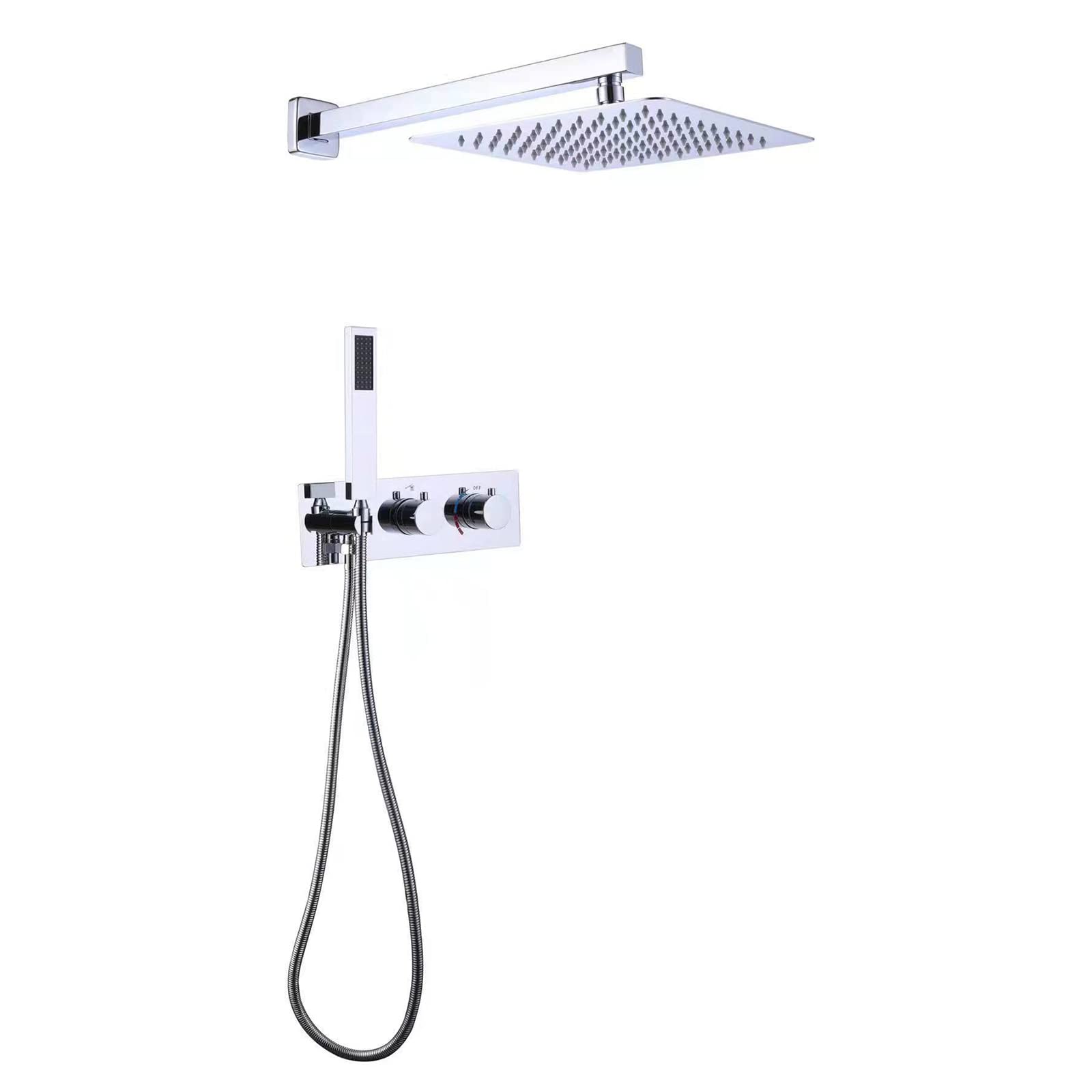 Mitigeur de douche encastré pour une douche effet pluie relaxante dans votre salle de bain