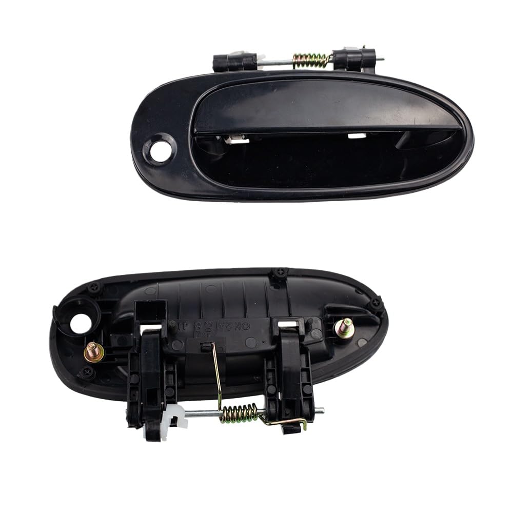Hiiaw 1 Pcs Right Car Door Handle Cover Trim 0K2a1-58410 Car Exterior Outside Door Handle Black For Kia For Sephia 1998-2001 For Spectra 2000 2001