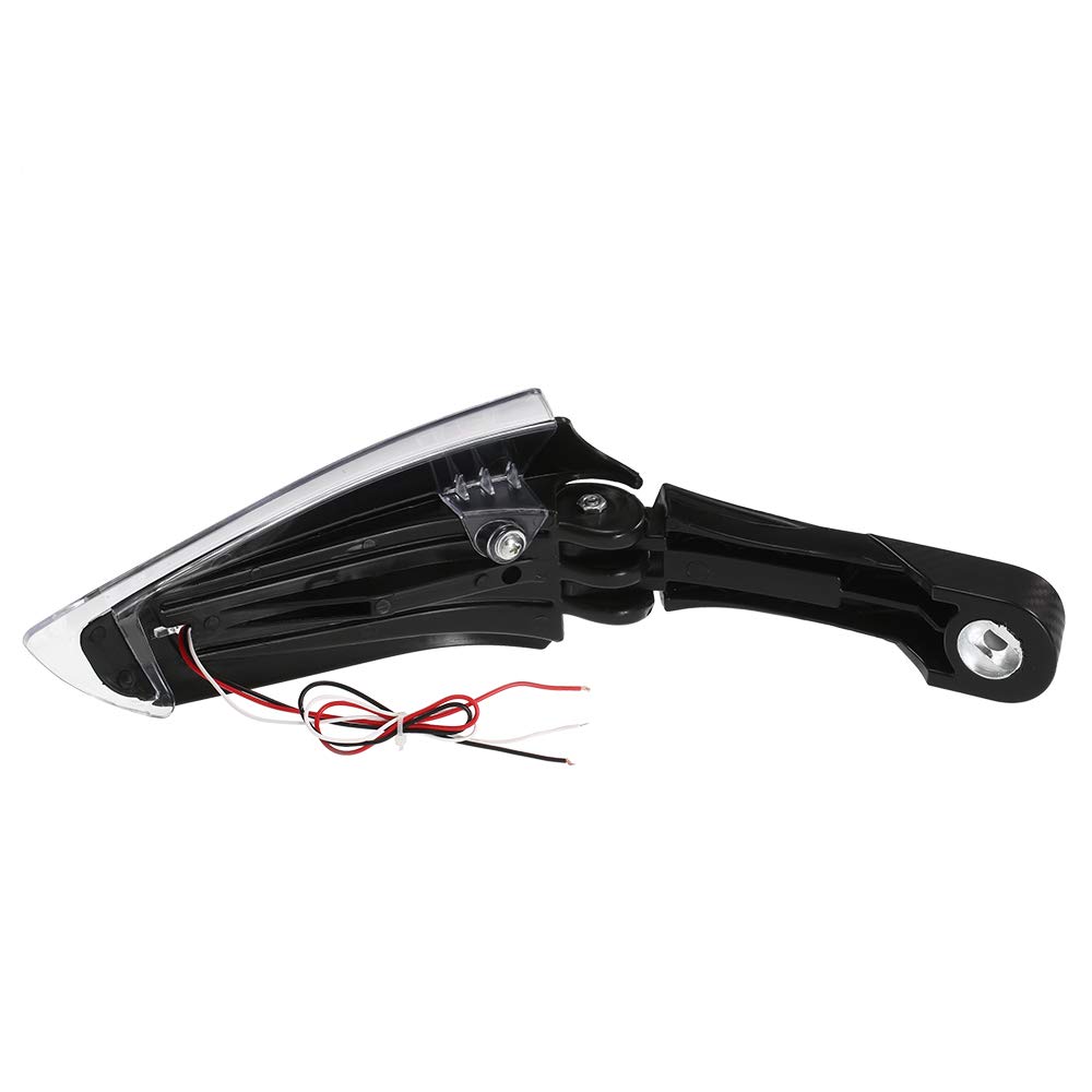 Paramani per Moto con Luci LED Indicatori di Direzione Protezione Manubrio Hand Brush Guards Sicurezza Notturna e Design Aerodinamico