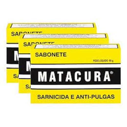 Kit 3 Sabonete Sarnicida Matacura 80 Gr