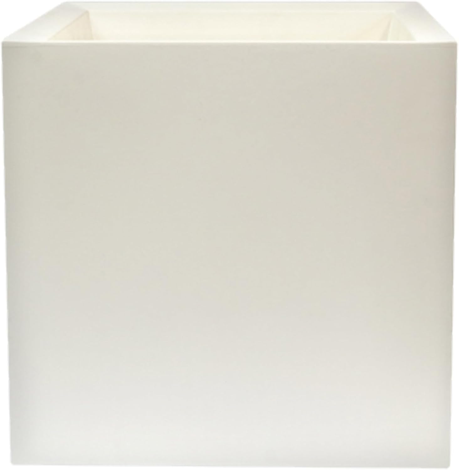 WELL HOME MOBILIARIO & DECORACIÓN Cube dan-i Flower Pot 57 L White, Polyethylene (PE), 57L