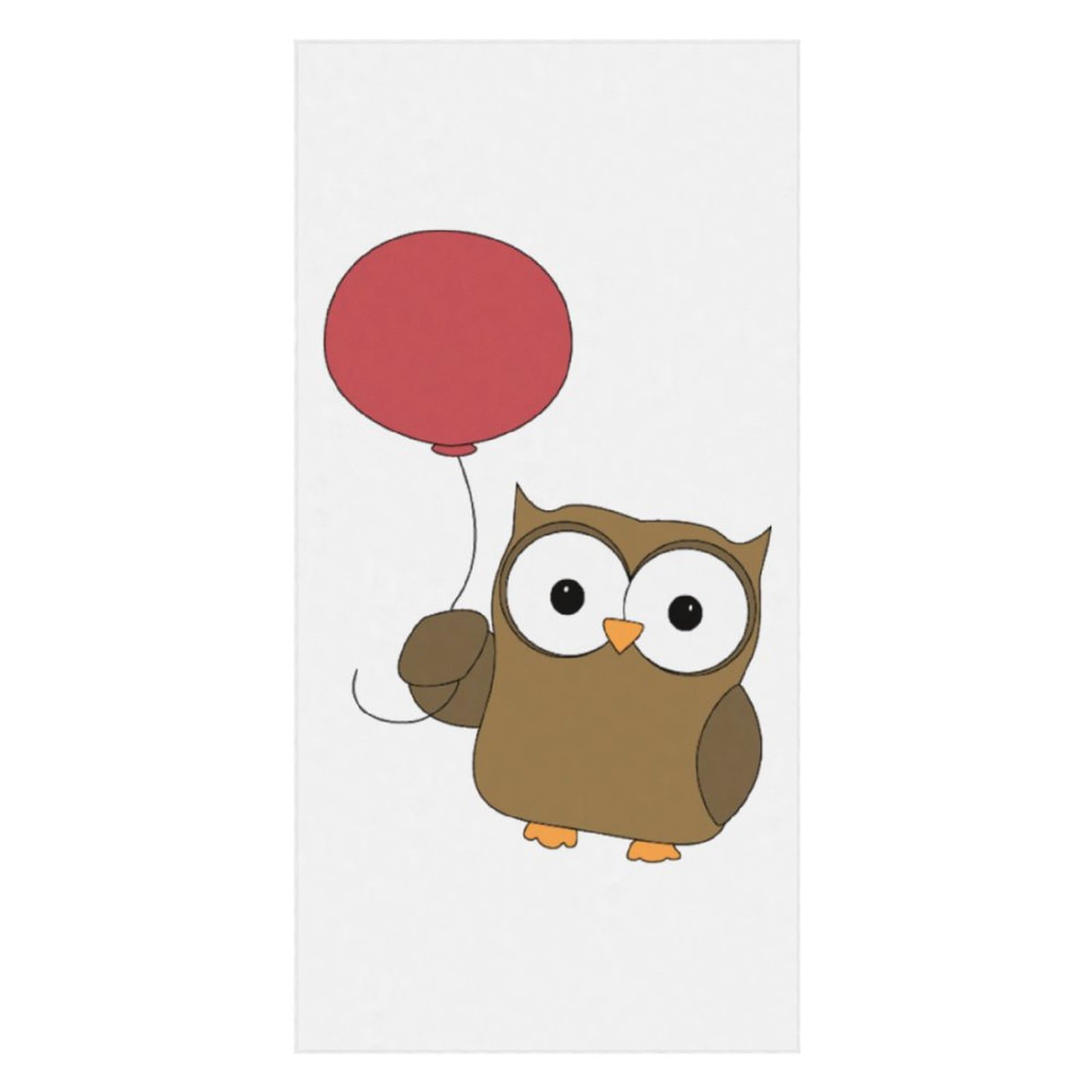 LWORZIIB Beach Towel, Owl Balloon Bath Towel, Pool Towel Great for Gym Swimming 80 X 160cm