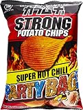 Koikeya Karamucho Strong Potato Chips Super Hot Chili Party Bag, 6.17 oz (Pack of 6)