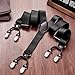 Buyless Fashion Satin Twill Formal Mens 2 Pack Suspenders - 48