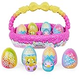 Hatchimals CollEGGTILES 6060902 Panier à Ressort avec 5 ou 3 Animaux de Compagnie, Cadeau de Pâques pour Enfants de 5 Ans et Plus