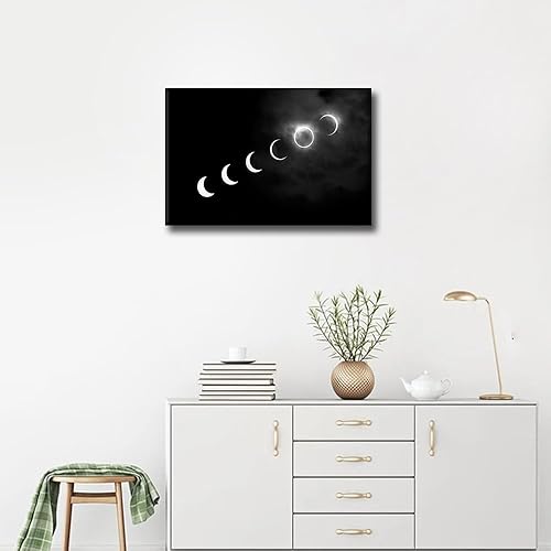 Vista 344 de 1 lienzo decorativo para pared, ferrocarril a través del bosque de pinos con niebla, decoración moderna para el hogar, sala de estar, arte de pared