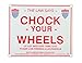 Vestil SF-1012 Reflective Aluminum Enamel Wheel Chock Sign, 9-3/4" x 11-3/4"