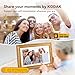 Kodak 14.1 Inch Smart WiFi Digital Picture Frame 1920x1080 Touch Screen, Auto-Rotate, Built in 32GB Memory, Share Photos and Videos for Anywhere Anytime, for Friends and Family (Wood)