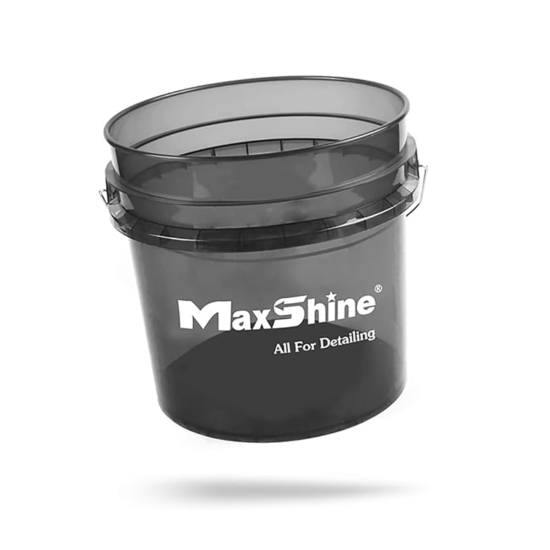 Balde para Lavagem e Detalhamento Automotivo Maxshine 13,2 L Preto