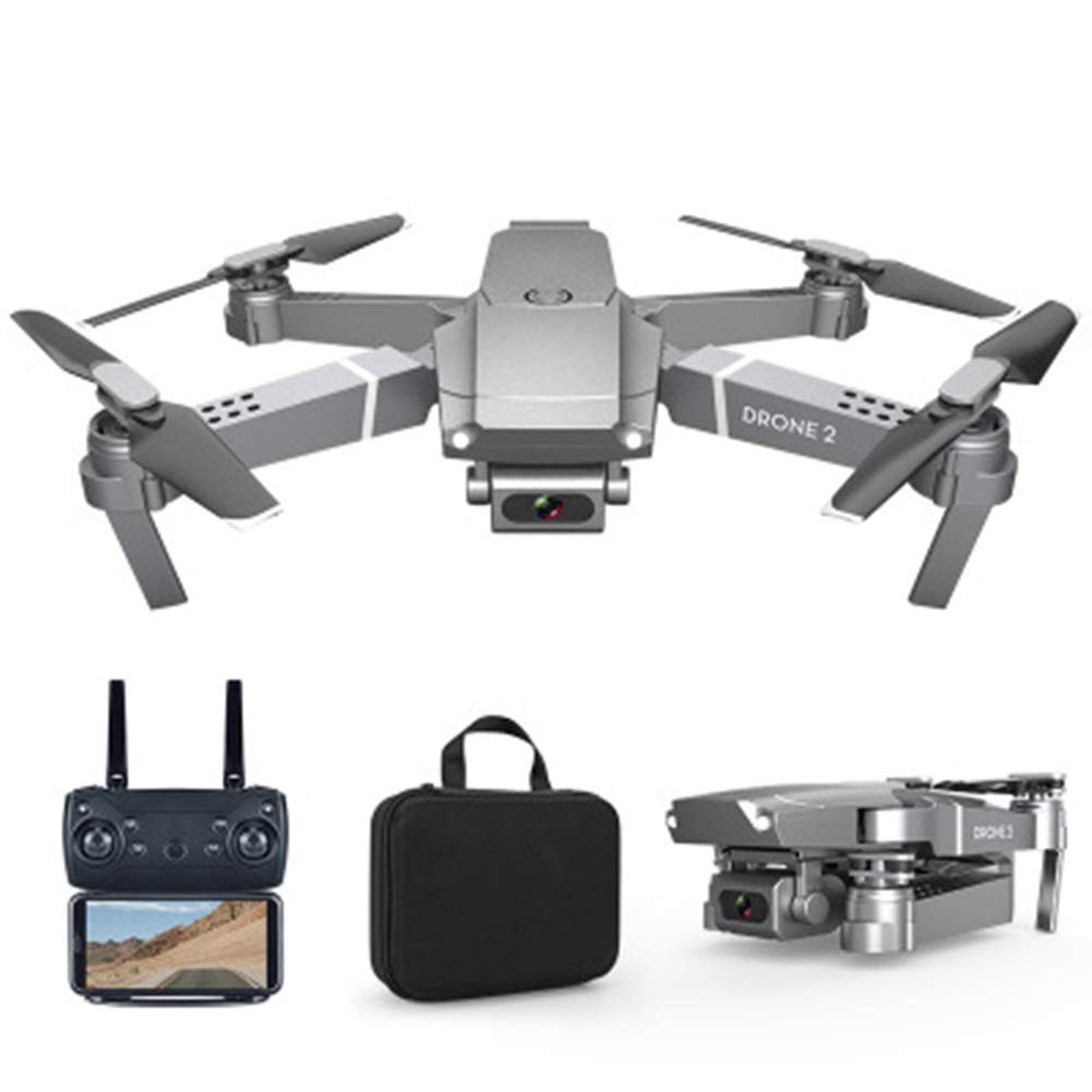 Drone Quadcopter UAV con Fotocamera da 48 MP Video 4K a 3 Assi Gimbal 34 min Tempo di Volo ， Funzione del sensore a gravità, Una Chiave decolla/atterraggio, Argento 4K (Colore: Argento 720p)