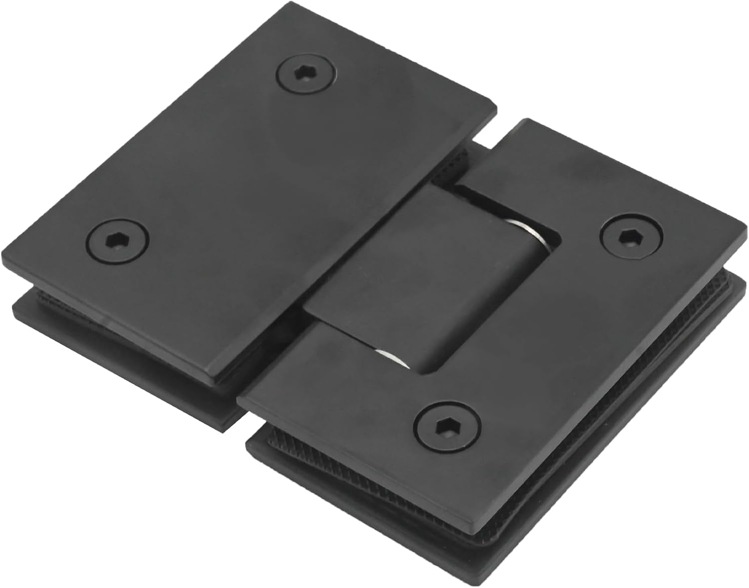 MDEOOSKY 180 Degree Glass Shower Door Hinges, Stainless Steel Cabinet Hinges, Frameless Glass Door Hinges for Glass Doors