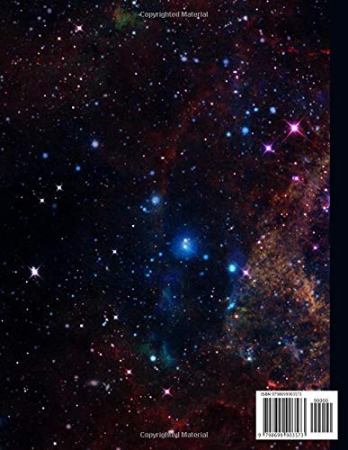 Composition Notebook: Starry Galaxy Composition Notebook Galactic Space Galaxy College Ruled Journal For Adults, Students, Teachers, Astronomy & Science Lovers Large 8.5 X 11 College Ruled 100 Pages - Image 2