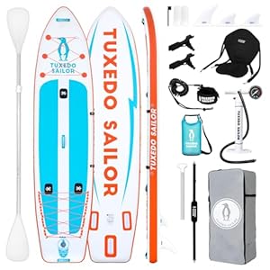 Tuxedo Sailor Stand Up Paddle Board Set