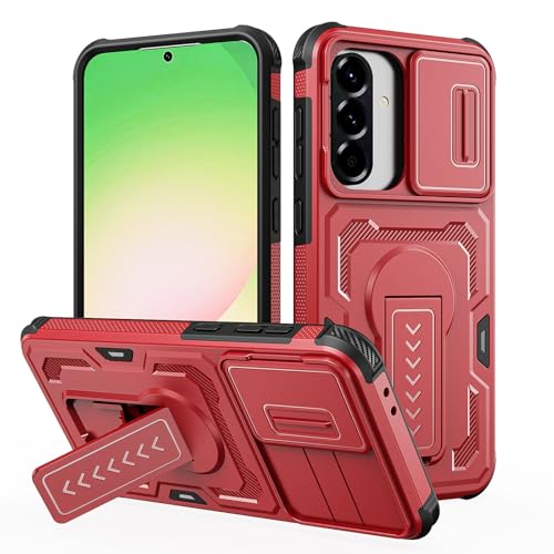 Coque rouge Samsung Galaxy A36 5G pour visionner vos vidéos avec support