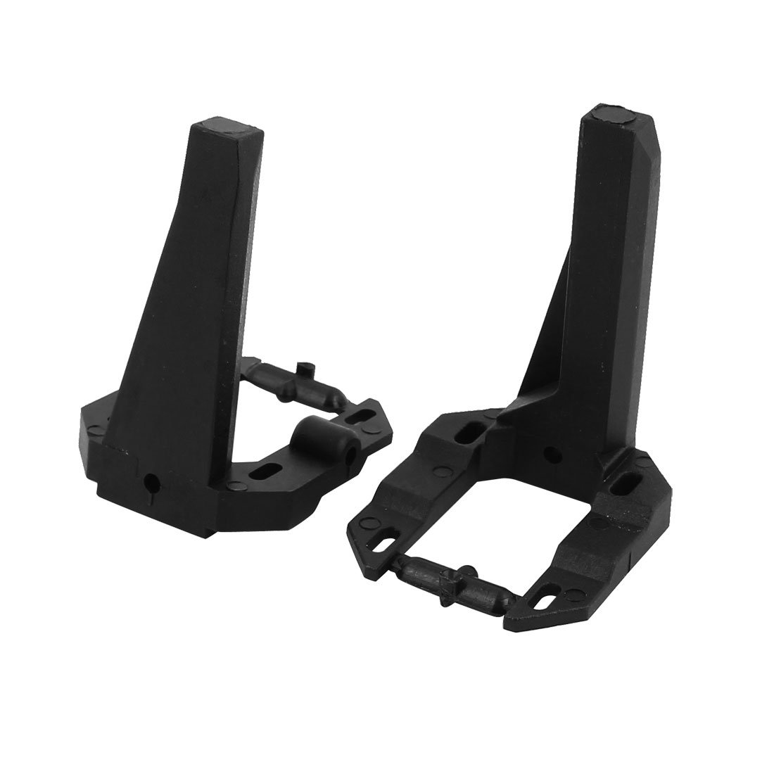 Aexit 1Pair Spare Electrical equipment Parts 50 x 80mm Engine Mounts for 40-70 Size Fixed Wing Aircraft Black