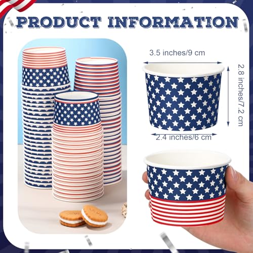 Gobelets à crème glacée en papier Hsei 255g élection indépendance x120 - 3