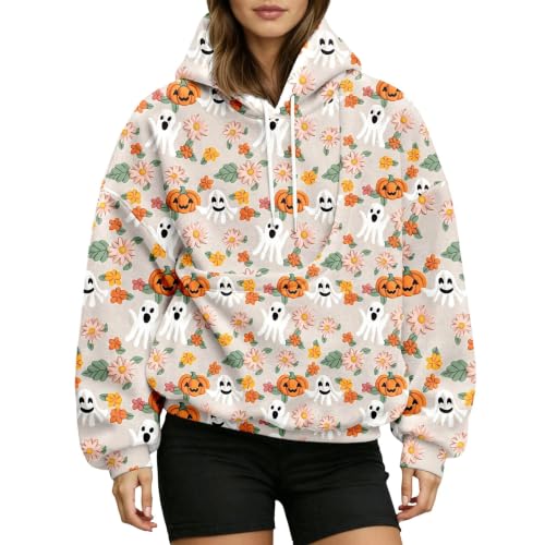 Halloween Pet Pouch Hoodie Women Oversized Cat And Dog Pouch Sweatshirt Comfy Pullover With Pocket - image 5