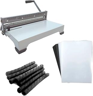 Kit Encadernadora com 200 capas + 100 Espirais