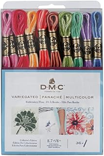 DMC F25PK36 Variegated Embroidery Floss, Assorted, 36-Pack