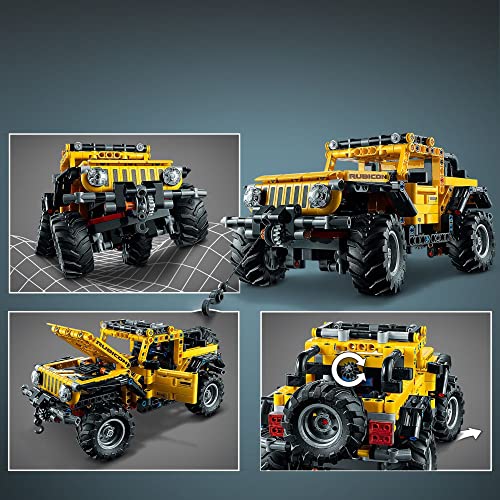 image for LEGO Technic Jeep Wrangler 4x4 Toy Car 42122 Model Building Kit - All 