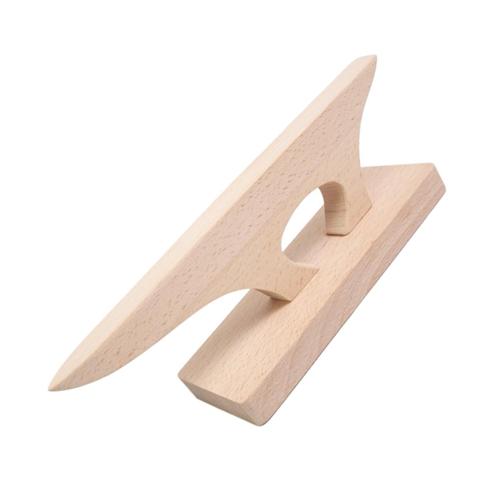 Kaeltsyn Sturdy Wood Aid for Fabric Pressing and Collar Flipping Efficient Garment Making Sturdy Wood Presser for Accurate Seam Ironing and Collar Turning Ideal