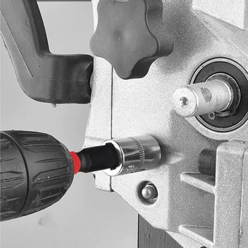 Image of Geinxurn 6Pcs Impact Socket Adapter Set,1 /4 inch Drive Square, 6Inches Extension Bit Socket Driver Set, Adapt Your Power Drill to High Torque Impact Wrench