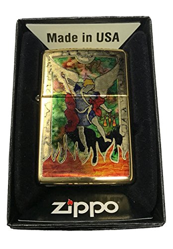 Encendedor Zippo personalizado St Michael Archangel miniatura 1