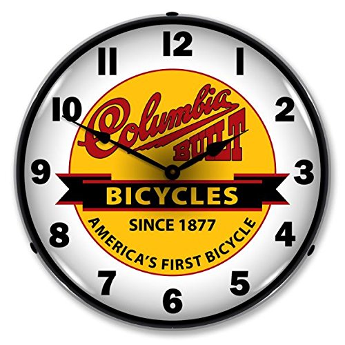 The Finest Website Inc. Columbia Bikes Vintage LED Clock