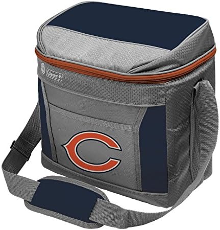 Coleman NFL Soft-Sided Insulated Cooler Bag, 16-Can Capacity, Chicago Bears